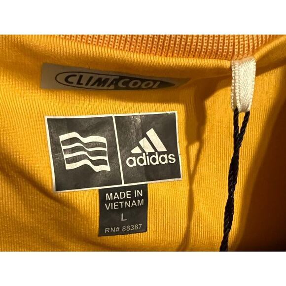 NWT Adidas Sleeveless Golf Top in Tangerine - Picture 2 of 9